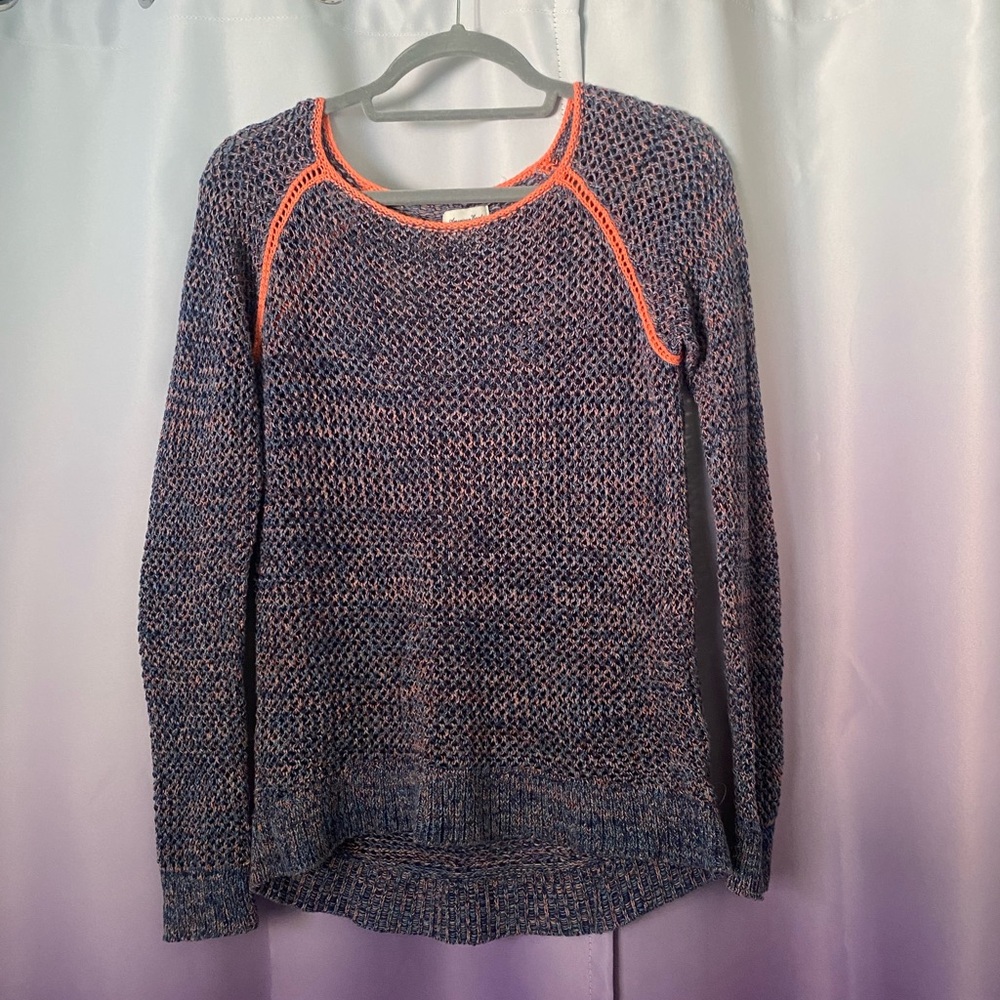 Y2K American Eagle Unique Crochet Sweater size SP